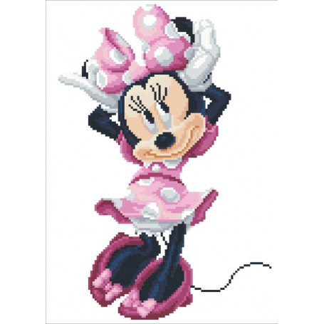 DIAMOND DOTZ MINNIE'S BOW 31 x 43 cm