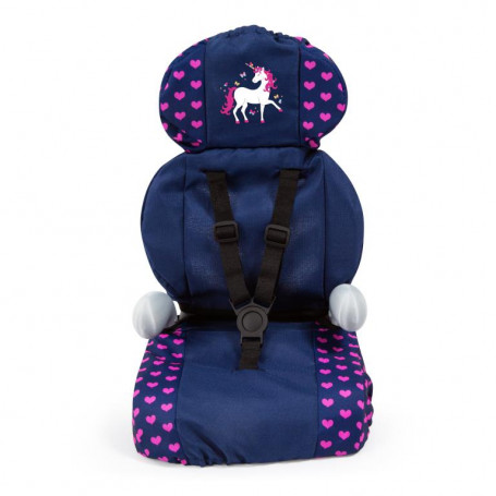 Bayer Doll Car Booster Seat Pink Hearts/ Unicorn