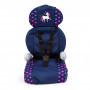 Bayer Doll Car Booster Seat Pink Hearts/ Unicorn