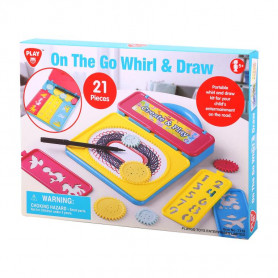 PLAYGO - ON THE GO WHIRL & DRAW - 21 PCS