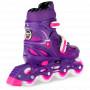 148 Adjustable Inline Skate PURPLE GLITTER  | SML j11-1
