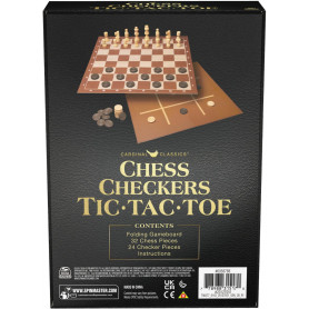 Chess, Checkers, & Tic Tac Toe