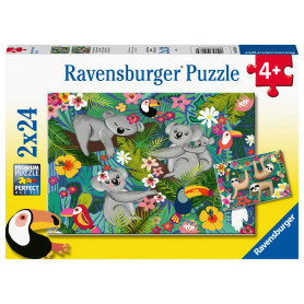 Rburg - Koalas and Sloths Puzzle 2x24pc