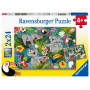 Rburg - Koalas and Sloths Puzzle 2x24pc