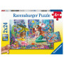 Rburg - Mermaid Tea Party Puzzle 2x24pc