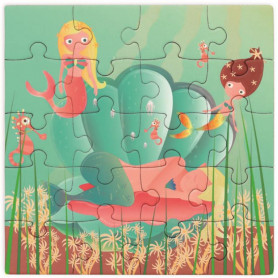 Scratch Europe - Magnetic Puzzle Book To Go - Mermaids