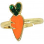 Pink Poppy Bunny Garden Adjustable Ring Set Of 3