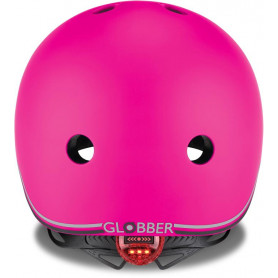 GLOBBER HELMET GO UP LIGHTS XS/S ( 51-55CM ) DEEP PINK