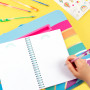RAINBOW BRIGHT LAP DESK & STATIONERY