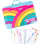 RAINBOW BRIGHT LAP DESK & STATIONERY