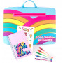 RAINBOW BRIGHT LAP DESK & STATIONERY