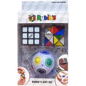 Rubiks Gift Set (Rainbow Ball, Squishy Cube and Magic Star)