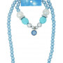 Pink Poppy Cinderella Glitter Necklace&Bracelet Set