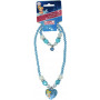 Pink Poppy Cinderella Glitter Necklace&Bracelet Set