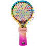 Pink Poppy Rainbow Bristle Mirrored Hairbrush