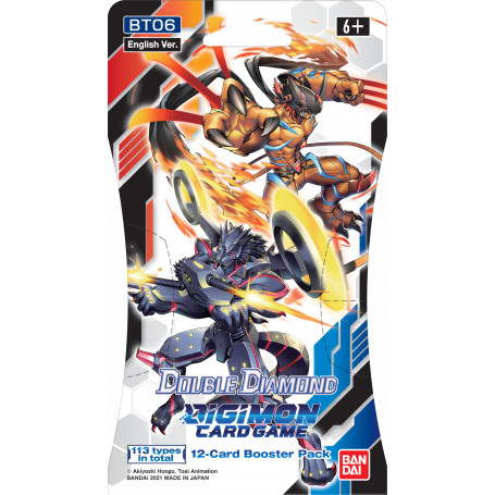 Digimon Card Game Series 06 Double Diamond BT06 Booster