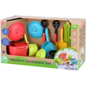 BIO-BASED PLASTIC - MODERN COOKWARE SET - 13 PCS