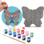 PAINT YOUR OWN - BUTTERFLY STEPPING STONE - CEMENT - 14 PCS