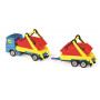 Siku - Truck with skip and trailer
