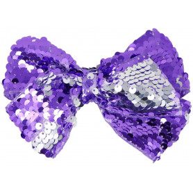 Pink Poppy Sparkle Princess Reversible Sequin Hair Bow