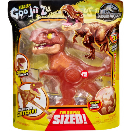 HEROES OF GOO JIT ZU LICENSED JURASSIC WORLD S2 SUPAGOO HERO PACK SUPAGOO T-REX