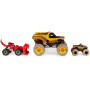 Monster Jam 1:24 & 1:64 3 Pack - Dirt Theme
