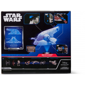 STAR WARS Deluxe Vehicle 8" Vehicle & Fig -Boba Fett's Ship