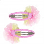 Pink Poppy Pink Mesh Hairclip