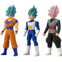 DRAGON BALL DRAGON BALL FLASH 3 PACK - SS BLUE GOKU / SS BLUE VEGETA / GOKU BLACK ROSE