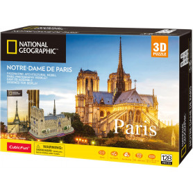 Nat Geo Paris - Notre Dame 3D Puzzle