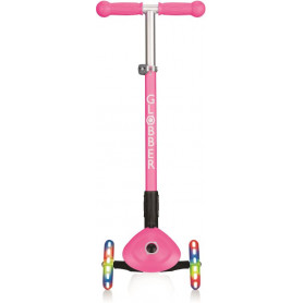 Globber Primo Foldable Lights - Neon Pink