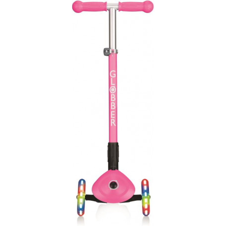 Globber Primo Foldable Lights - Neon Pink