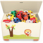 DESIGNED WOODEN TOY BOX