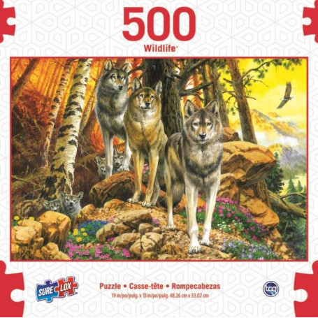 Surelox - 500-PIECE WILDLIFE COLLECTION assorted