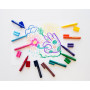 Faber-Castell Jumbo Connector Pen Marker Asstd (Wlt 20)