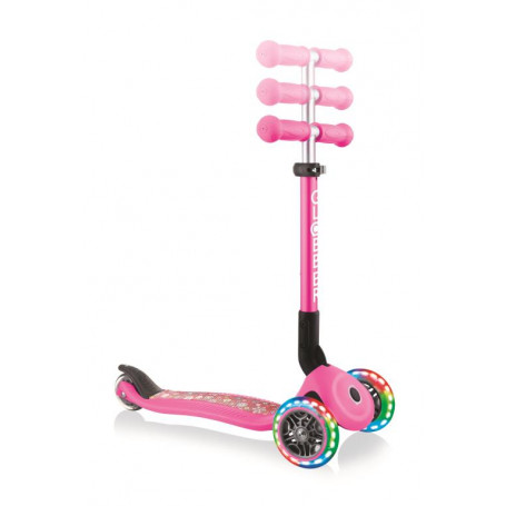 GLOBBER JUNIOR PRIMO FOLDABLE FANTASY LIGHTS PINK FLOWERS