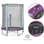 Plum 4.5ft Junior Trampoline Blue- TROLLS with Sound