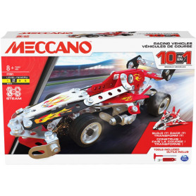 Meccano 10 Model Set - Racing Vehicles