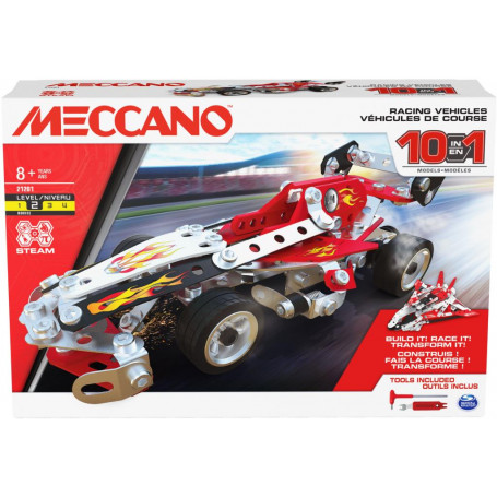 Meccano 10 Model Set - Racing Vehicles