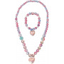 Pink Poppy Mermaid Dreaming Necklace&Bracelet Set
