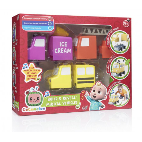 Cocomelon Build & Sound Vehicles