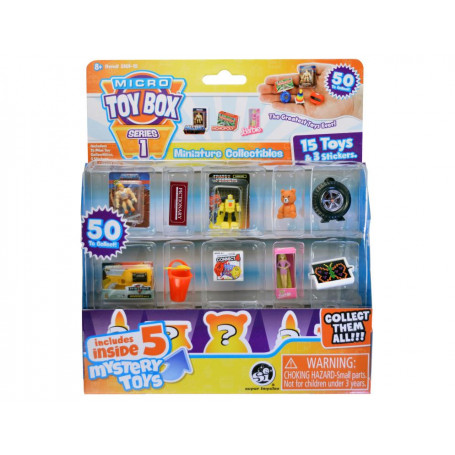 Micro Toybox Series 1-15 pc window box