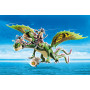Playmobil - Dragon Racing: Fishlegs and Meatlug