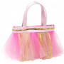 Pink Poppy Iridescent Disc Sequin Handbag-Pale Pink