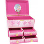 Pink Poppy Pirouette Princess Medium Music Box
