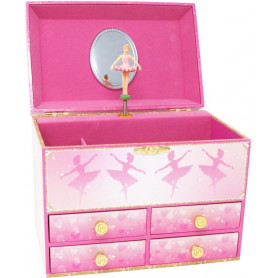 Pink Poppy Pirouette Princess Medium Music Box