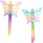Pink Poppy Pastel Iridescent Butterfly Headband