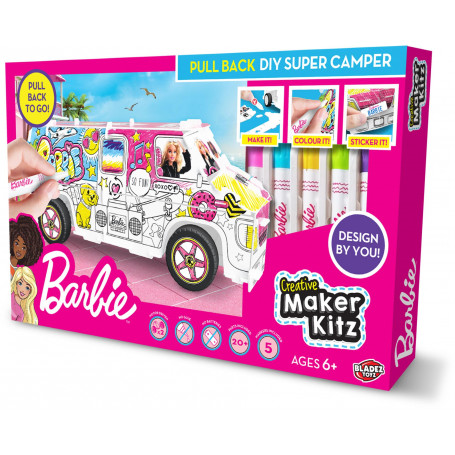 BARBIE PULL BACK DIY SUPER CAMPER