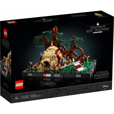 LEGO STAR WARS DAGOBAH JEDI TRAINING DIORAMA 75330