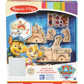 M&D Paw Patrol - DYO Wooden Vehicles Craft Kit
